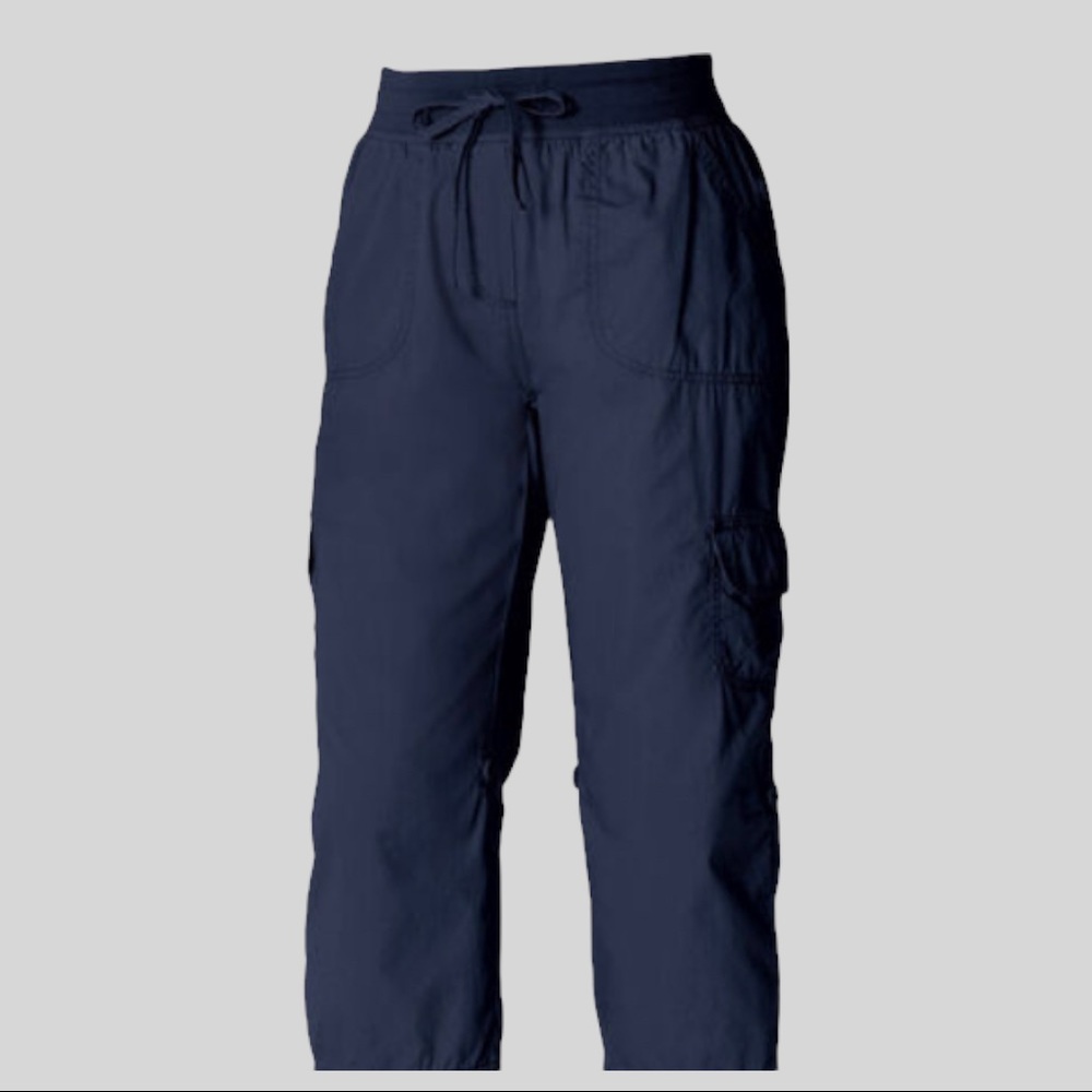 Pants NWT Cargo, Women's Plus 26W: Navy- NEW in Sealed Bag/Tags